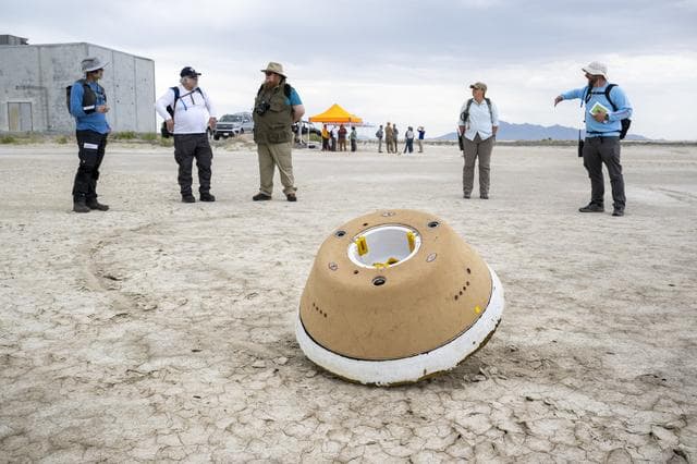 NASA image: OSIRIS-REx Sample Return Training