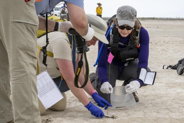 NASA image: OSIRIS-REx Sample Return Training
