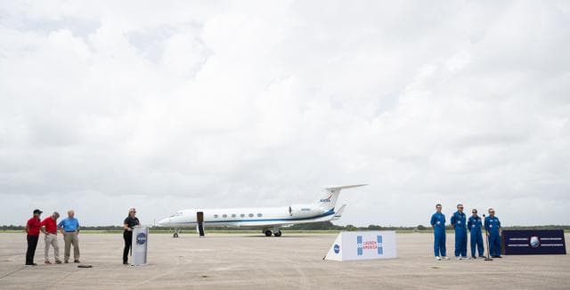 NASA image: NASA’s SpaceX Crew-7 Crew Arrival for Prelaunch Activities