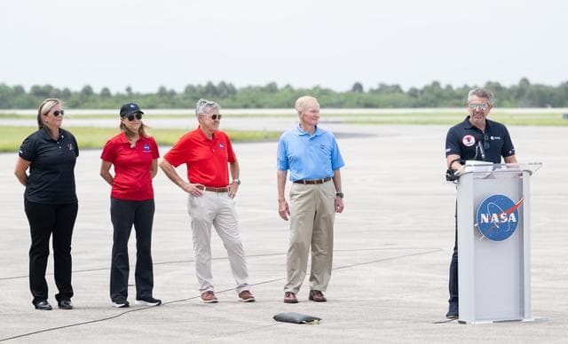 NASA’s SpaceX Crew-7 Crew Arrival for Prelaunch Activities