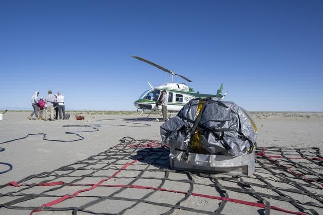 NASA image: OSIRIS-REx Sample Return Training