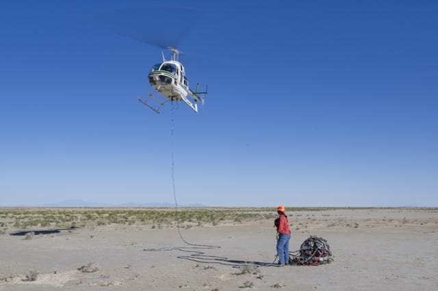 NASA image: OSIRIS-REx Sample Return Training