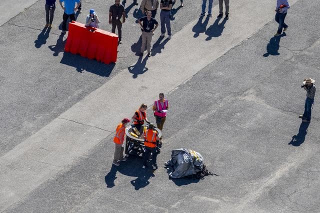 NASA image: OSIRIS-REx Sample Return Training