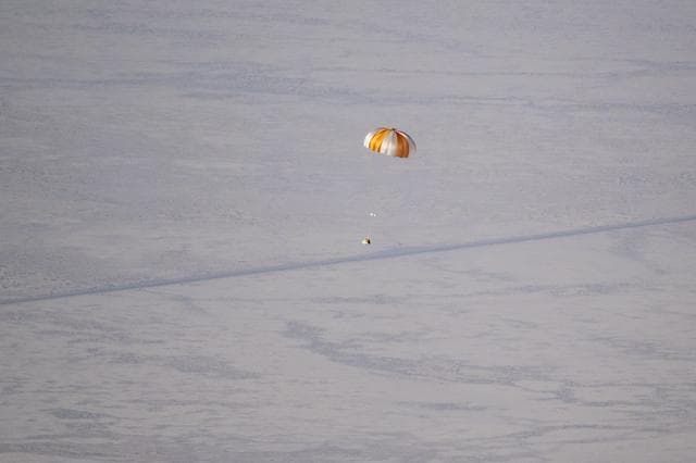 NASA image: OSIRIS-REx Sample Return Training
