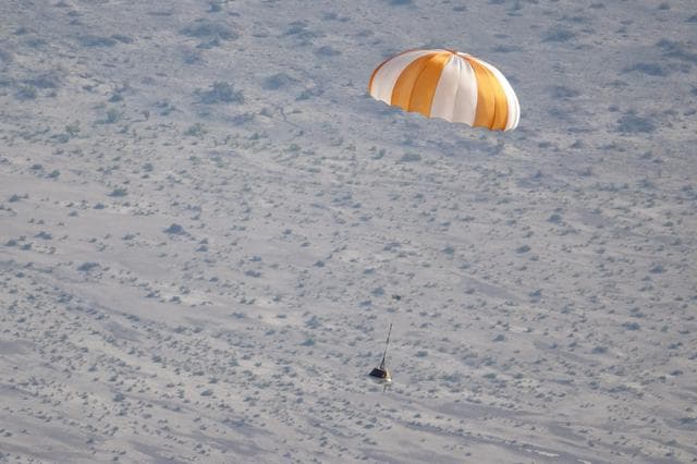 NASA image: OSIRIS-REx Sample Return Training