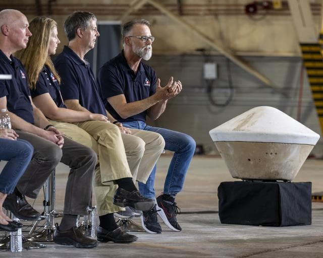NASA image: OSIRIS-REx Sample Return Training
