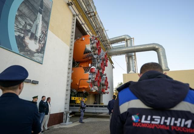 NASA image: Expedition 70 Soyuz Rollout