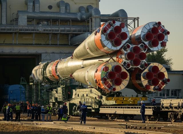 NASA image: Expedition 70 Soyuz Rollout