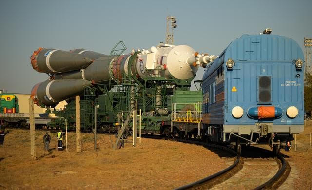 NASA image: Expedition 70 Soyuz Rollout