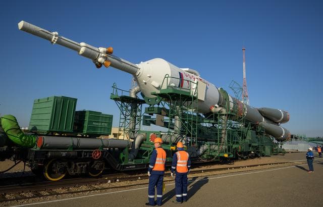 NASA image: Expedition 70 Soyuz Rollout