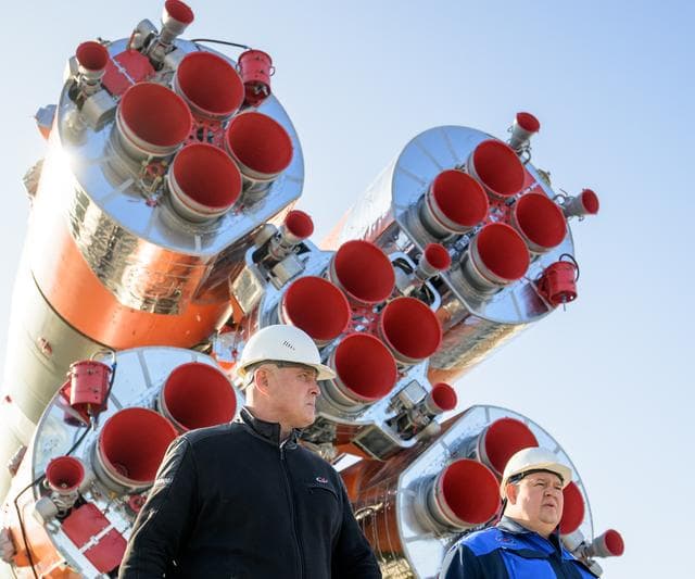 NASA image: Expedition 70 Soyuz Rollout