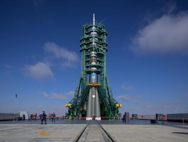 NASA image: Expedition 70 Soyuz Rollout