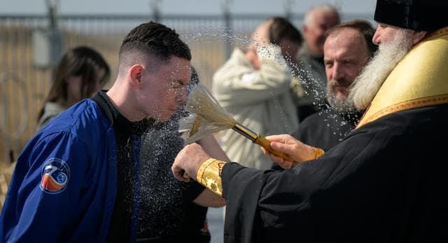 NASA image: Expedition 70 Soyuz Blessing