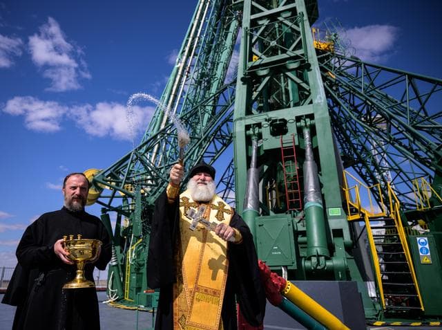 NASA image: Expedition 70 Soyuz Blessing