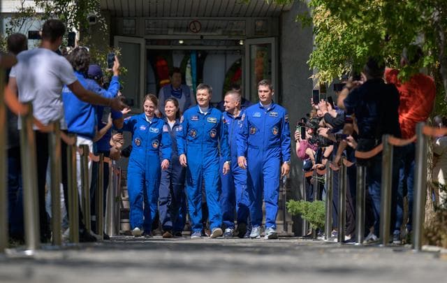 NASA image: Expedition 70 Cosmonaut Hotel Departure