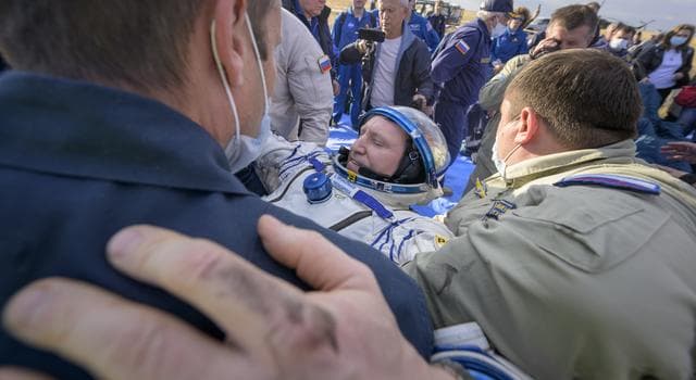 NASA image: Expedition 69 Soyuz Landing