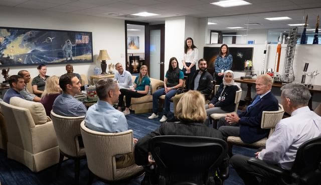 2021 Astronaut Candidates with NASA Senior Leadership
