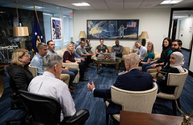2021 Astronaut Candidates with NASA Senior Leadership