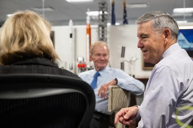 NASA image: 2021 Astronaut Candidates with NASA Senior Leadership