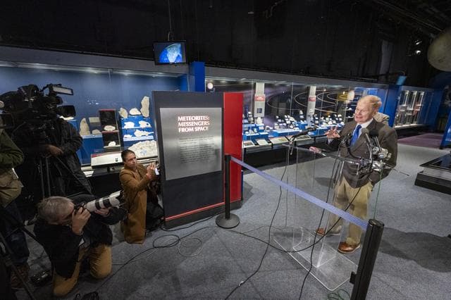 NASA image: National Museum of Natural History Unveils First Display of Benn