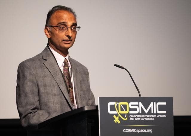 NASA image: Deputy Administrator at COSMIC Workshop