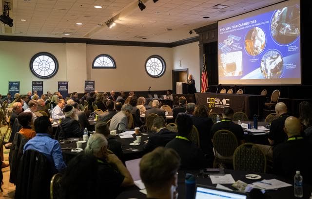 NASA image: Deputy Administrator at COSMIC Workshop