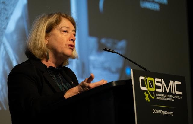 NASA image: Deputy Administrator at COSMIC Workshop