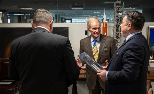 NASA image: NASA Administrator Meets with Bulgarian Minister of Finance