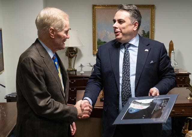 NASA image: NASA Administrator Meets with Bulgarian Minister of Finance