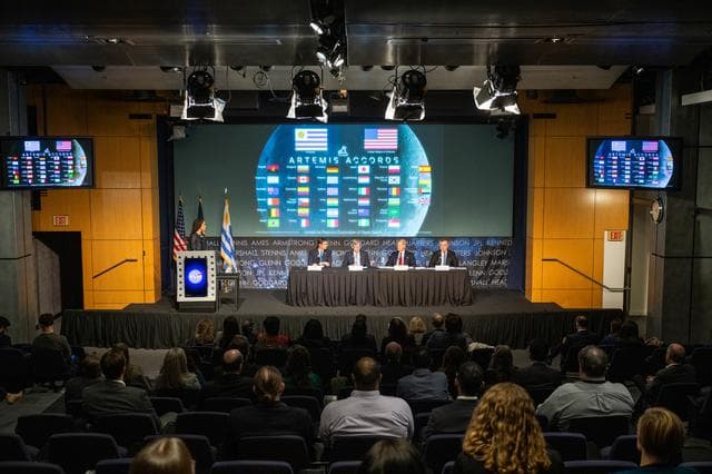 NASA image: Uruguay Signs Artemis Accords