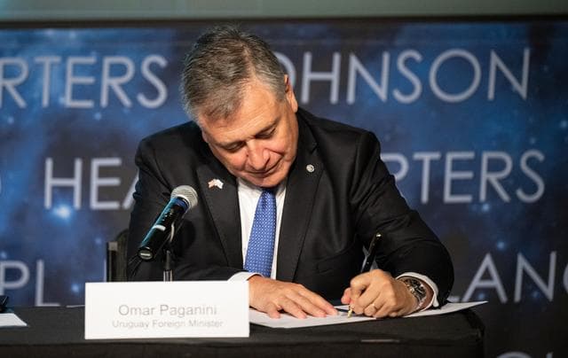 NASA image: Uruguay Signs Artemis Accords