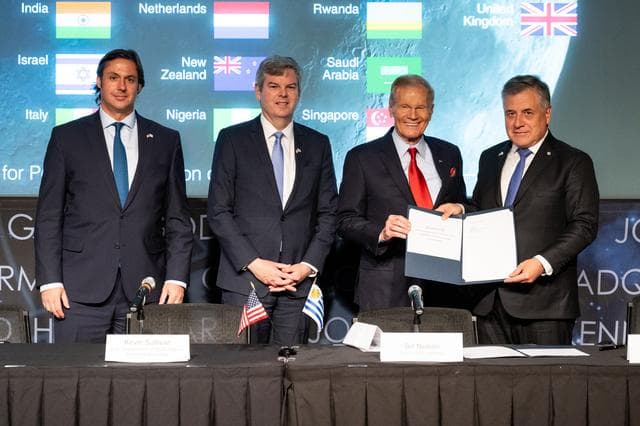 NASA image: Uruguay Signs Artemis Accords