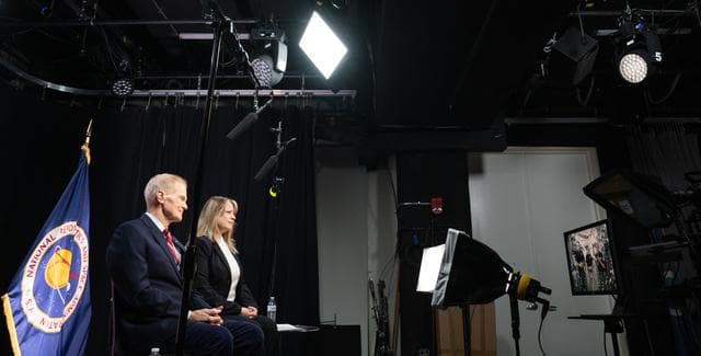 NASA image: NASA Administrator Speaks with ISS Crew about Science