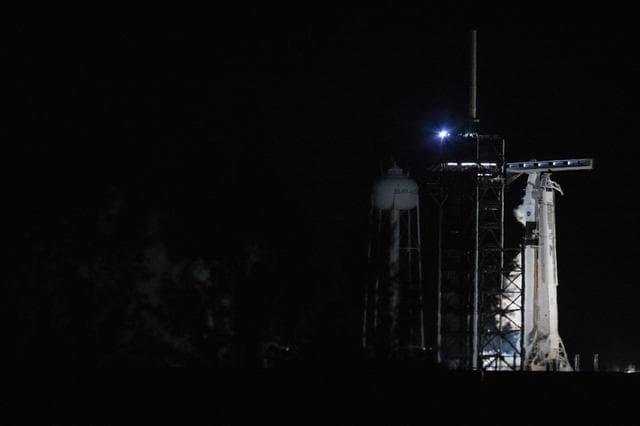 NASA image: NASA’s SpaceX Crew-8 Final Prelaunch Engine Firing Test