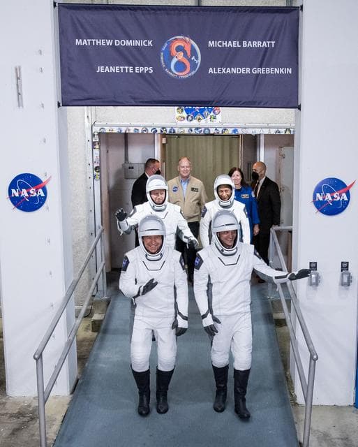 NASA’s SpaceX Crew-8 Crew Walkout
