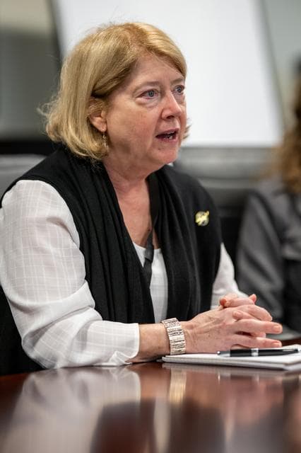 NASA image: Pam Melroy meets with German Coordinator Anna Christmann