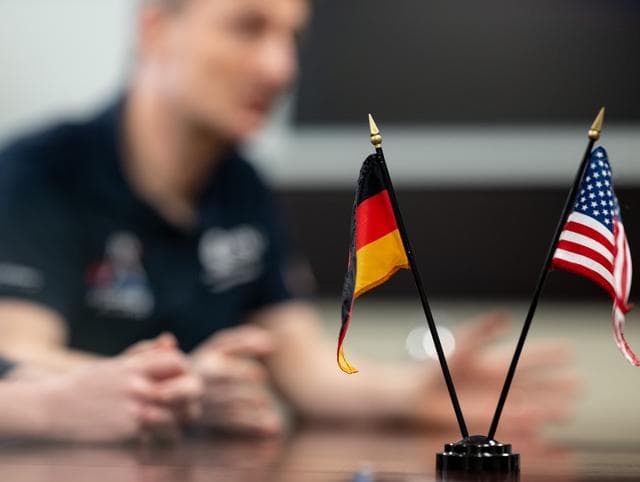 Pam Melroy meets with German Coordinator Anna Christmann