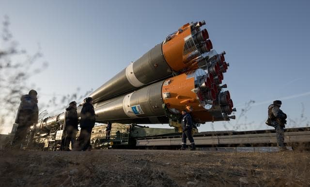 NASA image: Expedition 71 Soyuz Rollout