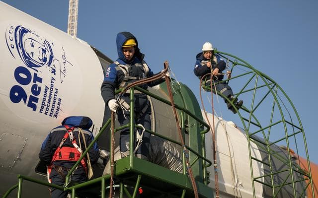 NASA image: Expedition 71 Soyuz Rollout