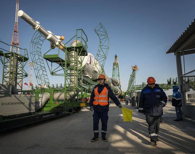NASA image: Expedition 71 Soyuz Rollout