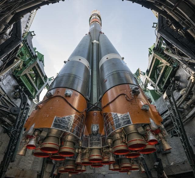 NASA image: Expedition 71 Soyuz Rollout