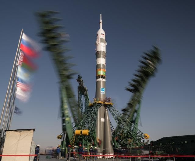 NASA image: Expedition 71 Soyuz Rollout
