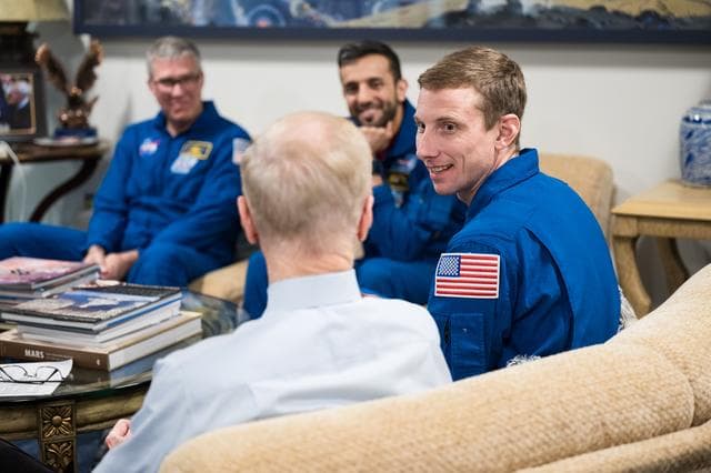 NASA image: NASA Leadership Meets with Crew of Expedition 69