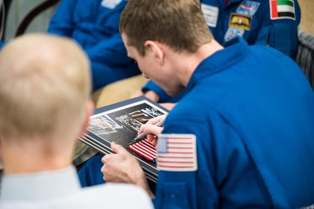 NASA image: NASA Leadership Meets with Crew of Expedition 69