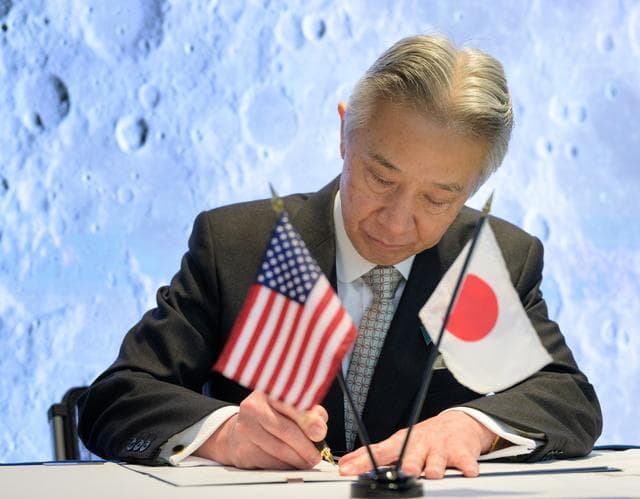 NASA image: NASA, Japan Sign Agreement for Artemis Pressurized Rover