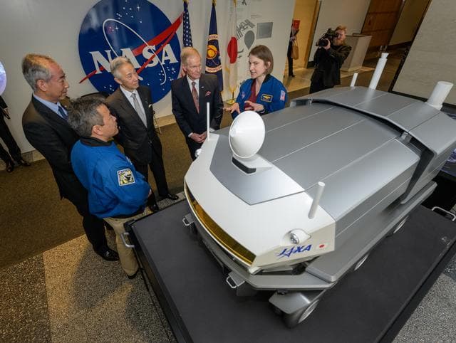 NASA image: NASA, Japan Sign Agreement for Artemis Pressurized Rover