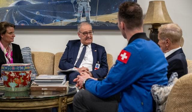 NASA image: Switzerland Artemis Accords Signing