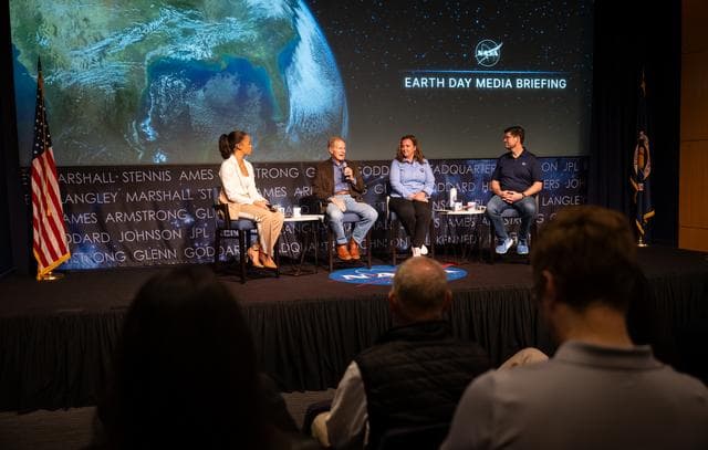 NASA image: Earth Day Media Briefing