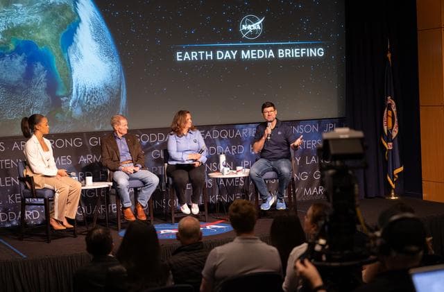 NASA image: Earth Day Media Briefing