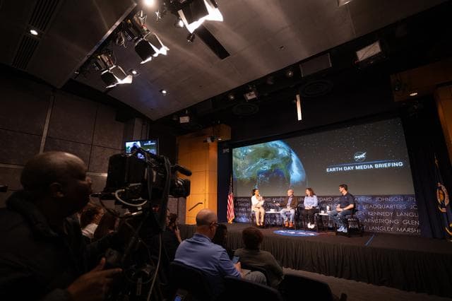 NASA image: Earth Day Media Briefing